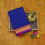 Pure Silk Sarees Royal Blue SASPS0028633 - Image 6