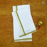 8 Muzham Bleached Dhoti -  SASDS0029141