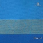 Rich Cotton Saree - Vivid Sky Blue SASC0029336 - Image 3