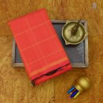 Pure Silk Saree Pinkish Orange Color SASPS0029440 - Image 6