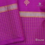 Soft Silk Saree Tangerine Color SASPSARC0029468 - Image 4