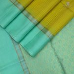 Soft Silk Saree Lime Green SASPS0029471 - Image 3