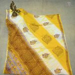 Jaipur Cotton Saree - White and Yellow SASC0029929
