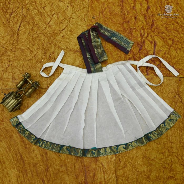 Amman Pavadai - White - 10 Inch ( Height ) SASSPP30188 - Image 1