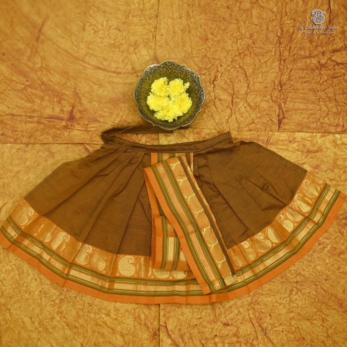 Amman Pavadai - Golden Brown - 10 Inch ( Height ) SASSPP30191 - Image 1