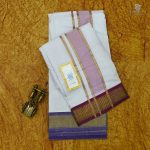 2*8 Bleached Dhoti - Handloom SASD0030293