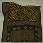 (10 Yards) Sungudi Cotton Saree Deep Green SASTC0030362