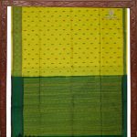 Silk Cotton Saree Lemon Yellow SAS0030444 - Image 5