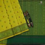 Silk Cotton Saree Lemon Yellow SAS0030444