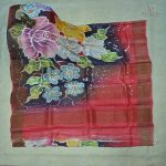 Tussar Printed Saree Blue & Pink Color SASMT0030484