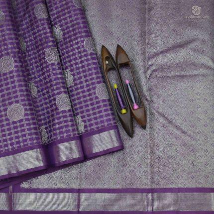 Pure Silk Sarees Dark Lavender SASPS0030524