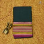 Kanchi Cotton Saree Dark Green SASC0030585