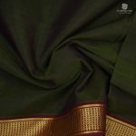 10 Yards Devendra sarees Dark Sage Green Color SASTDC0030676 - Image 2