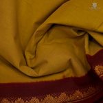 (10 Yards) Sungudi Cotton Saree Mustard Yellow SASTC0030727 - Image 2
