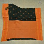 (10 Yards) Sungudi Cotton Saree Dark Green SASTC0030770