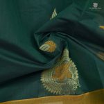 Rich Cotton Saree - Deep Green SASC0030815 - Image 2