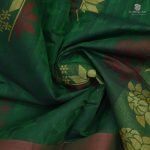 Rich Cotton Saree - Forest Green SASC0031030 - Image 2
