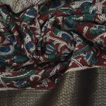 Vegan Sarees - Barn Red SASVA0031047 - Image 2