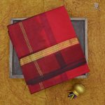 Silk Cotton Sarees Scarlet Red Color SAS0031216 - Image 6
