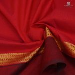 Silk Cotton Sarees Scarlet Red Color SAS0031216 - Image 2