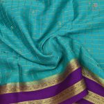 Mysore Silk Sarees - Sea Green SASMSS0031252 - Image 2
