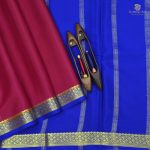 Mysore Silk Sarees - Dark Raspberry Pink SASMSS0031258