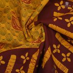 Sungudi Cotton Sarees - Amber Yellow SASC0031393 - Image 2