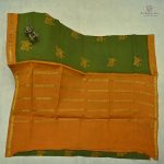 Sungudi Cotton Sarees - Pickle Green SASC0031406