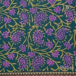 Printed Cotton Saree - Magenta Pink SASC0031418 - Image 3