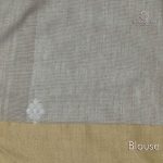 Khadi Cotton Sarees - Fossil Grey SASC0031451 - Image 3