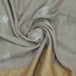 Khadi Cotton Sarees - Fossil Grey SASC0031451 - Image 2