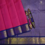10 Yards Silk Cotton Sarees - Deep pink SAST0031478