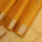 Pure Silk Sarees Mango yellow SASPS0031580 - Image 3