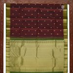 Pure Silk Sarees Chestnut Brown SASPS0031581 - Image 5