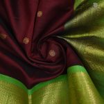 Silk Cotton Sarees Deep Maroon Color SAS0031622 - Image 2