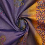 Silk Cotton Printed Sarees - Amethyst Purple SASSC0031652 - Image 2