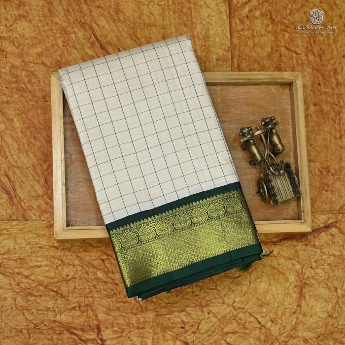 Pure Silk Sarees - Off White SASPS0031718 - Image 6