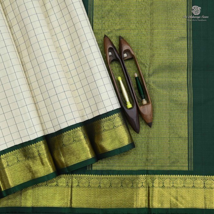Pure Silk Sarees - Off White SASPS0031718 - Image 1