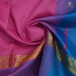 10 Yards Semi Silk Cotton Sarees - Watermelon Pink SASPT0031711 - Image 2