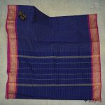 Chettinad Cotton Sarees Navy Blue Color SASC0031821 - Image 4