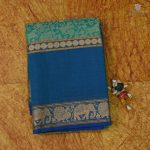 Chettinad Cotton Sarees Persian Green Color SASC0031834
