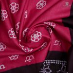 Sungudi Cotton Sarees - Cerise Pink SASC0031845 - Image 2
