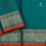 Pure Silk Sarees - Peacock Green SASPS0031955 - Image 4