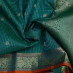 Pure Silk Sarees - Peacock Green SASPS0031955 - Image 2