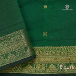 Semi Silk Cotton Sarees - Indigo Purple SASPC0032098 - Image 3