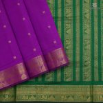 Semi Silk Cotton Sarees - Indigo Purple SASPC0032098
