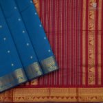 Semi Silk Cotton Sarees - Peacock Blue SASPC0032112