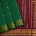 Semi Silk Cotton Sarees - Forest Green SASPC0032115