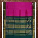 Silk Cotton Sarees Korvai - Magenta Pink SAS0032140 - Image 5