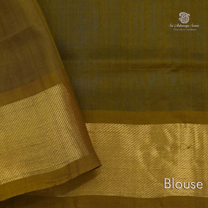 Silk Cotton Sarees - Cobalt Blue SAS0032175 - Image 4